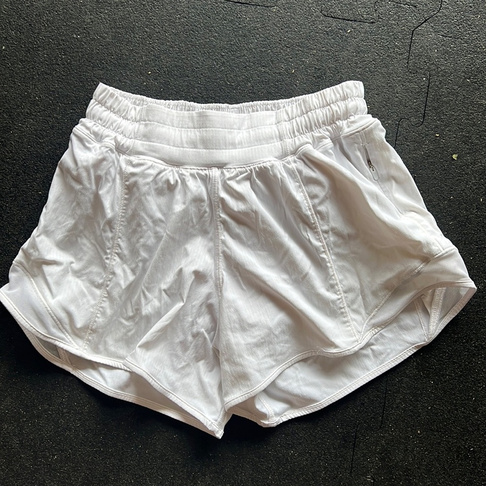 Lululemon white shorts size 2